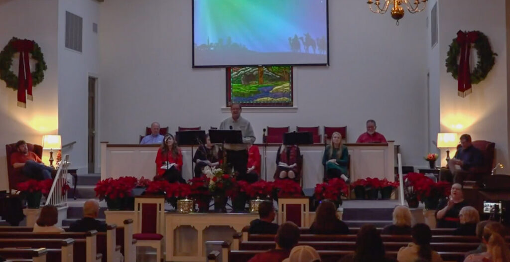 Mt Pleasant Christian Church December 24, 2025 Candle light Service